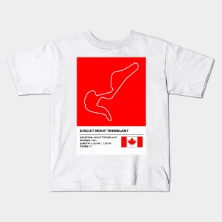 Circuit Mont-Tremblant [info] Kids T-Shirt